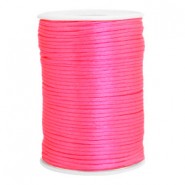 Satijn draad 2.5mm Neon pink